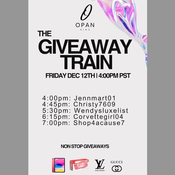 Other - The GIVEAWAY Raid Train | Friday December 12th | 4:00pm PST
